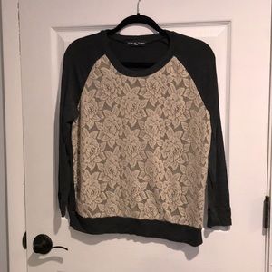 Lace Long Sleeve Shirt